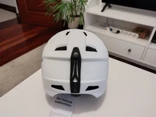 Casco de esquí/snow LIXADA blanco con visor