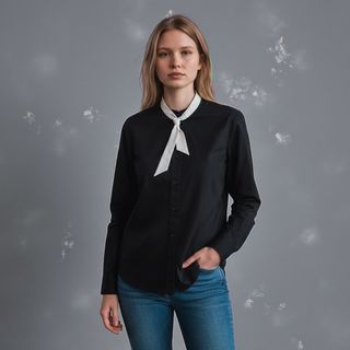 Camicia Saint Laurent Paris Donna 40 IT - S Nero