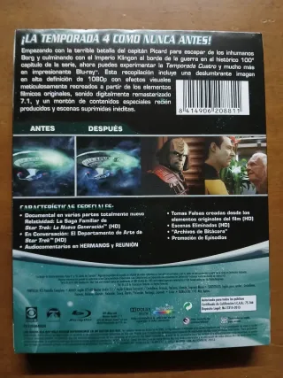Star Trek Nueva Generación Blu-ray T1, T2, T4