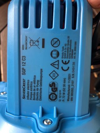 Hinchador eléctrico 12V