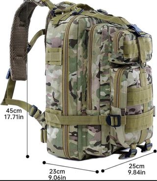 Mochila Táctica Militar 25L Impermeable