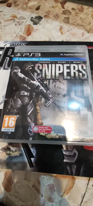 Pack PS3 Snipers + Arma y cascos
