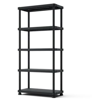 Estantería Leroy Merlin Negra Plástico