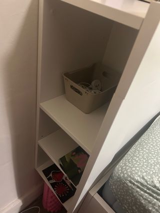 BRIMNES Cabecero con compartimentos