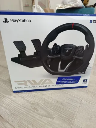 *CAJA* volante Hori RWA Racing Wheel Apex PS5/PS4