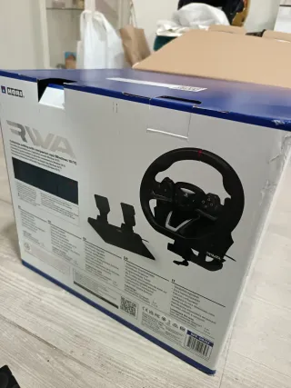 *CAJA* volante Hori RWA Racing Wheel Apex PS5/PS4