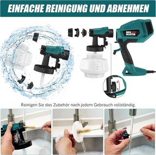 Pistola de Pintura Eléctrica NEU MASTER 500W – 120