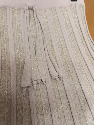 Falda Zara fiesta punto talla M