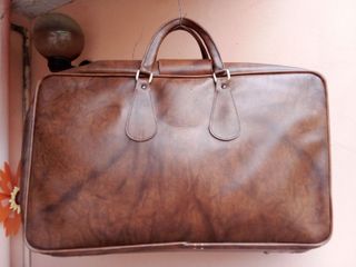 Valigia vintage similpelle marrone 70X40X20 CM