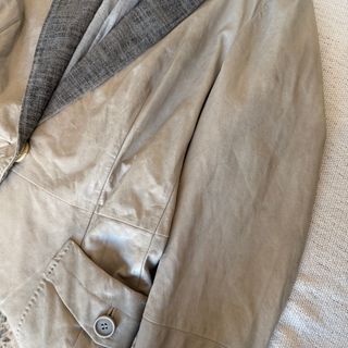 Trench in pelle Brunello Cucinelli Donna 44 IT - M