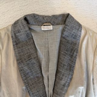 Trench in pelle Brunello Cucinelli Donna 44 IT - M