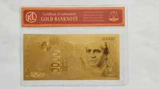 Billete Oro 10000 Pesetas Banco de España
