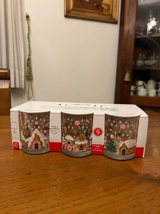 Set bicchieri pan di zenzero