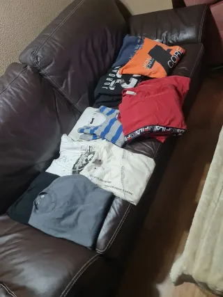 Lote 14 prendas ropa hombre Talla M y L y xl