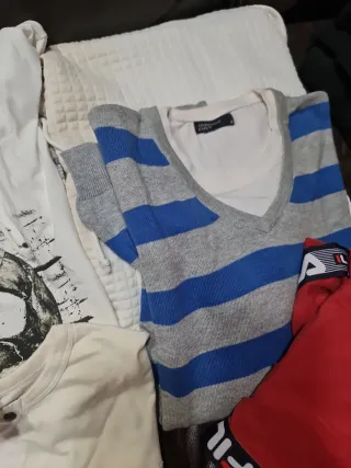 Lote 14 prendas ropa hombre Talla M y L y xl