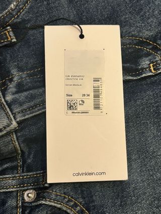 Jeans Calvin Klein Slim Blu Taglia M
