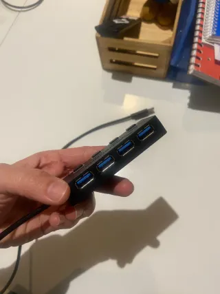 Adaptador USB 4 Puertos SABRENT 3.0