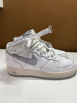 Nike Air Force 1 Altas Grises Talla 40