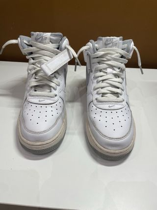 Nike Air Force 1 Altas Grises Talla 40