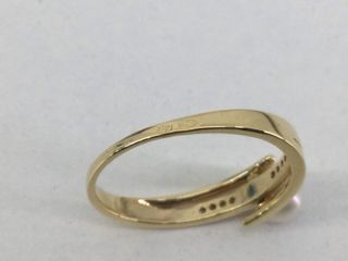 anillo oro 18k con piedra con circonita,perla