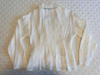 Zara-Blusa Zara satinada efecto arrugado-Talla S