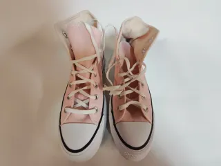 Converse plataforma rosa T.38
