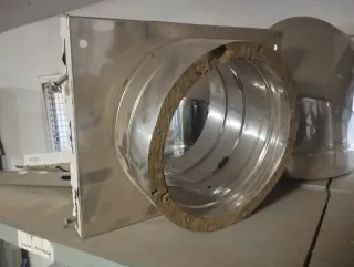 Codo Inox 300mm para Chimenea