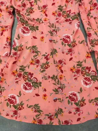 Abito floreale rosa