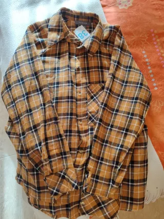 Camisa cuadros Primark Talla M 38