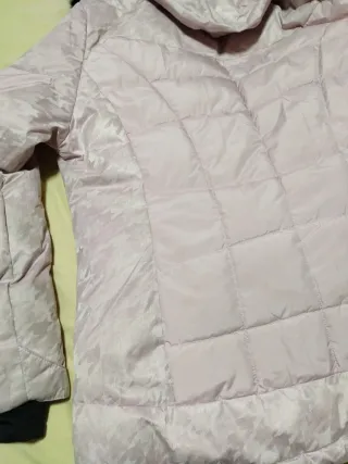 Chaqueta polar mujer rosa y negra