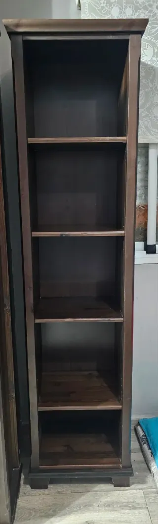 conjuntos Estantería, mesa tv y vitrina de comedor