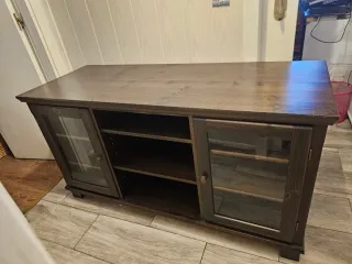 conjuntos Estantería, mesa tv y vitrina de comedor