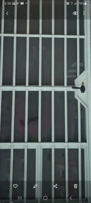 PUERTA REJA HIERRO MACIZO CON EL MARCO Y LLAVES