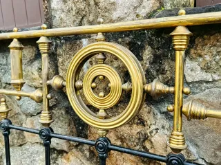 Cabecero Hierro y Latón 1,35m