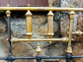 Cabecero Hierro y Latón 1,35m