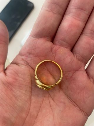 Anillo Real Madrid 18k oro