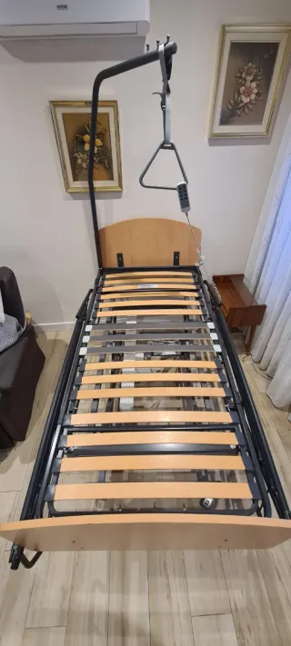Cama Ortopédica Eléctrica Gerialine con Ruedas