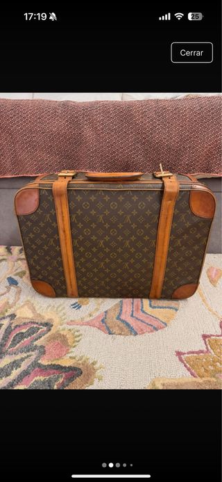Maleta Louis Vuitton Vintage Marrón