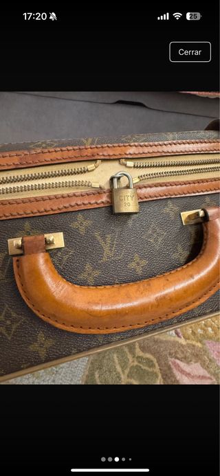 Maleta Louis Vuitton Vintage Marrón