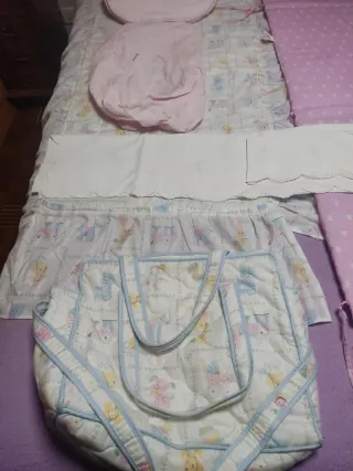 Lote Ropa Cuna y Accesorios Bebé