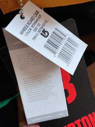 Funda Tabla Snowboard Burton con Ruedas - 152 cm -