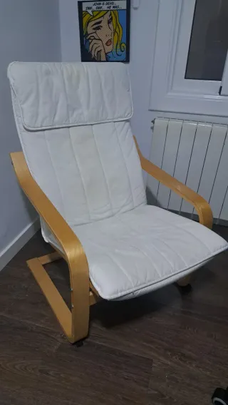 Sillón Poäng Ikea Madera Tela