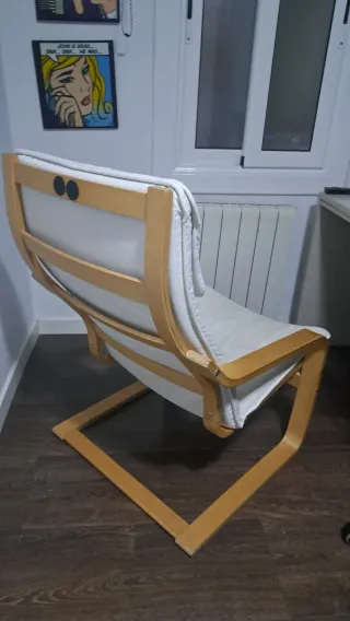 Sillón Poäng Ikea Madera Tela