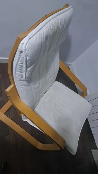 Sillón Poäng Ikea Madera Tela