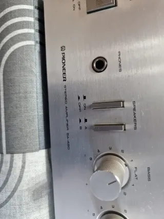 Amplificador Pioneer SA-420 Plata