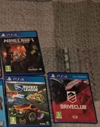 PS4 Minecraft y Driveclub