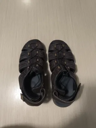 Sandalias Clarks Cuero Marrón Talla 41.5