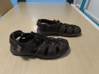 Sandalias Clarks Cuero Marrón Talla 41.5