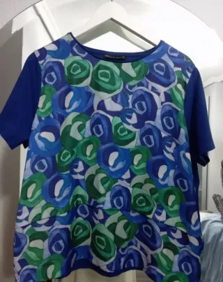 Blusa Purificación García Estampada