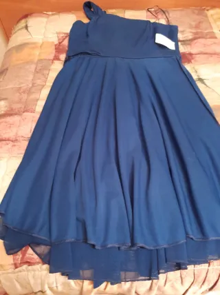 Vestido de fiesta azul